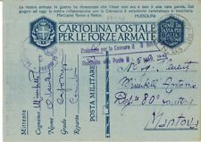 Cartolina p.m. 23.1.42 usato  Mantova