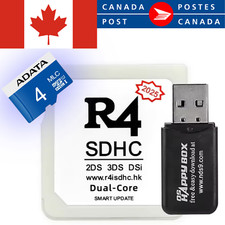 Cartão R4 para Nintendo DS DSI LITE 3DS + adaptador de cartão SD USB & 4GB ADATA Micro SD comprar usado  Enviando para Brazil