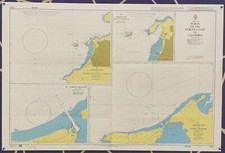 Ammiragliato 2267 Caribbean Mare Porti Sul North Coast di Colombia Vintage Mappa comprar usado  Enviando para Brazil
