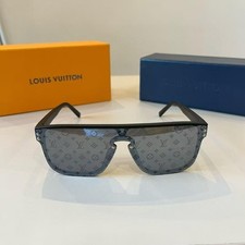 Usado, Óculos de sol aviador masculino casual lente monograma sem aro Louis Vuitton comprar usado  Enviando para Brazil