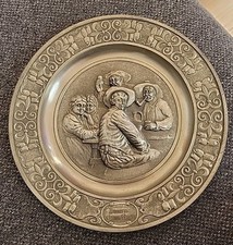 Zinnteller wandteller bauernst gebraucht kaufen  Bensheim