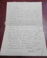 Georges roy autographe d'occasion  Coulaines