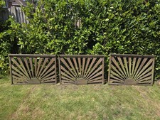 Sunburst decorative wooden for sale  WIRRAL
