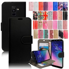 Capa carteira flip couro livro para Samsung Galaxy A3 A5 A6 A7 A8 Plus telefone comprar usado  Enviando para Brazil