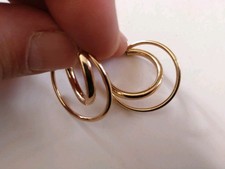 Boucles oreilles creoles d'occasion  La Flotte
