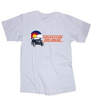 Usado, Camiseta branca gráfica Colorado Adventure offroad 4x4 caminhão lama legal Jeep comprar usado  Enviando para Brazil