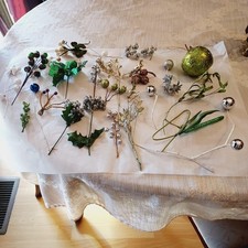 Vintage glittery floral for sale  Hendersonville