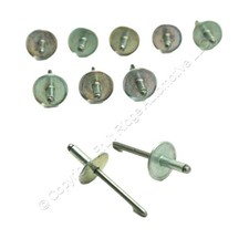 Pacote com 10 retentores de rebite pop cego cabeça flange grande 3/16" x 3/4", usado comprar usado  Enviando para Brazil