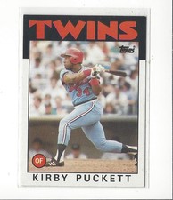 Cartões gêmeos Kirby Puckett (1986-2023) - você escolhe comprar usado  Enviando para Brazil