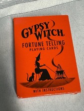 Cartas de baralho de adivinhação bruxa cigana com instruções vintage jogos dos EUA Itália comprar usado  Enviando para Brazil