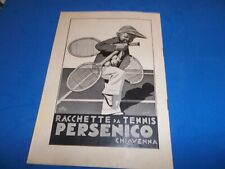 Pubblicita 1930 racchette usato  Roma