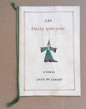 Programme manuscrit théâtre d'occasion  Paris II