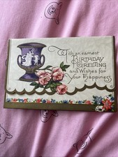 Vintage birthday greeting for sale  MANCHESTER