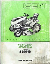 Iseki sg15 ridetractor for sale  WORKSOP