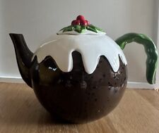 Christmas pudding teapot for sale  NORTHAMPTON