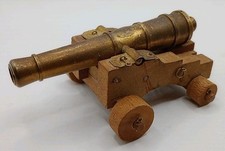 Vintage brass cannon for sale  BRADFORD