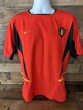 Camisa de futebol Nike BÉLGICA NATIONAL TEAM 2002 2004 casa tamanho médio comprar usado  Enviando para Brazil
