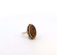 Damenring goldring tigerauge gebraucht kaufen  München