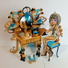 Monster High Cleo De Nile’s Vanity Playset com Acessórios Cômoda Cadeira, usado comprar usado  Enviando para Brazil