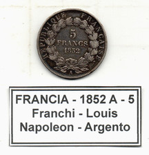 1852 franchi louis usato 1852 franchi louis usato  Trento