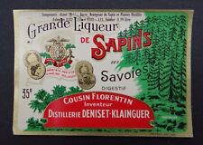 Etiquette liqueur sapin d'occasion  Nantes-