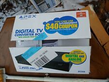 Caixa conversor DTV digital para analógico APEX DT502 com controle remoto muito bom estado usado comprar usado  Enviando para Brazil