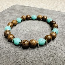 Armband türkis braun gebraucht kaufen Armband türkis braun gebraucht kaufen  Crailsheim