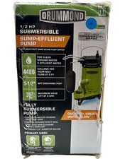 Drummond submersible sump for sale  Angier