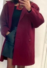 Cappotto lana rosso usato  Roma