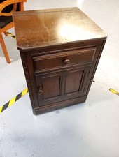 Mahogany bedside cabinet for sale  LEEDS