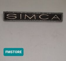 Simca logo sigla usato  Floridia