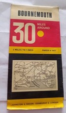 Vintage road map for sale  EXETER
