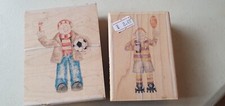 Wooden mounted stamps for sale  BEACONSFIELD