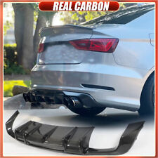 Spoiler labial difusor traseiro de fibra de carbono para Audi A3 Sline S3 Sedan 2013-16 comprar usado  Enviando para Brazil