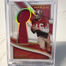 Usado, 2023 IMMACULATE CHAMPIONSHIP MEMORABILIA JOE MONTANA RELIC- 49'ERS #90/99- SP comprar usado  Enviando para Brazil