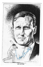 Len hutton signed for sale  RIPLEY