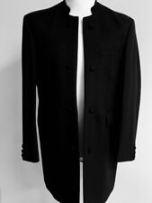 Black herringbone nehru for sale  LEIGH-ON-SEA