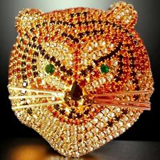 Crystal tiger brooch for sale  Monmouth Junction