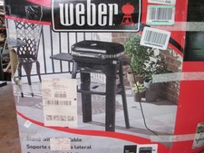 Suporte Weber com mesa lateral 6618 para grelha elétrica Lumin comprar usado  Enviando para Brazil