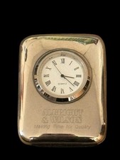 Metal desk clock for sale  CLEATOR MOOR