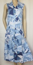 Sommerkleid blau maritim gebraucht kaufen  Bad Teinach-Zavelstein