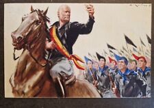 Cartolina mussolini propaganda usato  Italia