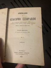 Libri raro epistolario usato  Pontinvrea