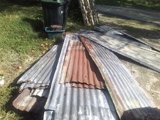 Corrugated iron sheets for sale  SWANAGE