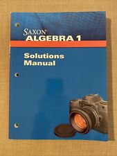 Saxon algebra solutions for sale  Florence