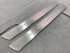 Estilo Brabus vermelho metálico para emblemas de placas de soleira de LED de porta SMART FORTWO III 453 comprar usado  Enviando para Brazil