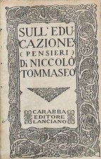 Sull educazione. pensieri usato  Italia
