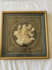 Burmese stumpwork panel for sale  BEDWORTH