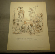 Francisque poulbot lithographi d'occasion  Villeneuve-d'Allier