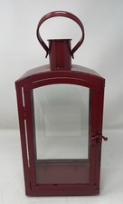 Red metal lantern for sale  Carmel